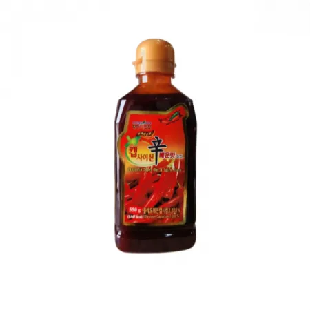 청우식품 캡사이신 매운맛 소스 550g 