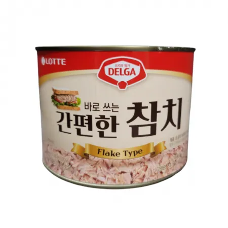 롯데 델가 바로쓰는 간편한 캔 참치 1.88kg 플레이크타입