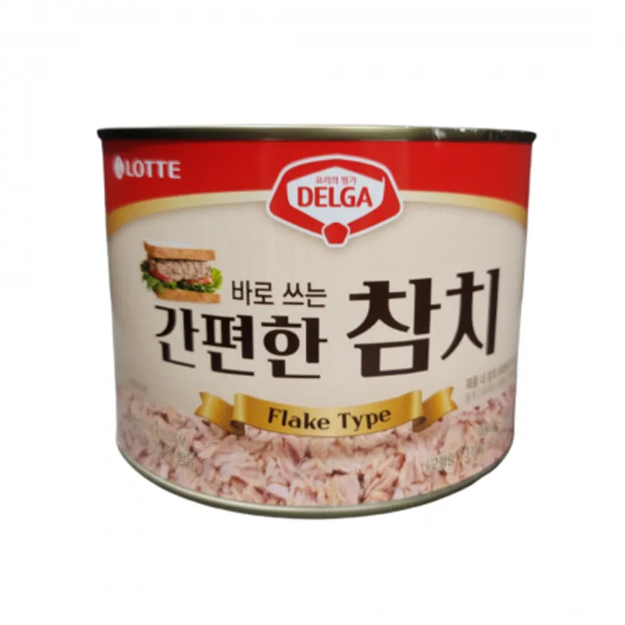 롯데 델가 바로쓰는 간편한 캔 참치 1.88kg 플레이크타입 이미지