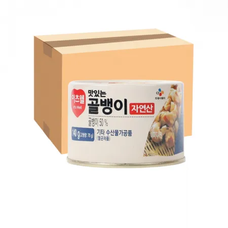이츠웰 맛있는 자연산 골뱅이 140g 한박스(48개입)