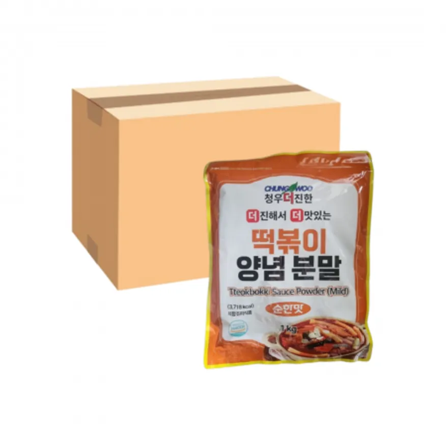 청우 떡볶이 분말1kg 순한맛 한박스(10개입) 이미지