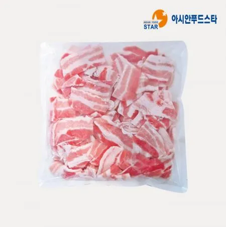 [싱싱배송] 이겹살(제육용/2.5mm*3등분)(1kg/EA) 스페인산 소포장 두툼한 구이 배달삼겹 냉삼 삼겹살 제육볶음