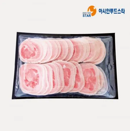 [싱싱배송] 롤삼겹살(2mm/꽃삼겹)(1kg/EA) 스페인산 소포장 대패 냉삼 구이 꽃삼겹살
