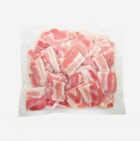 [싱싱배송] 무연골삼겹살(한입삼겹/5mm)(1kg/EA) 스페인산 소포장 두툼한 구이 배달삼겹 냉삼