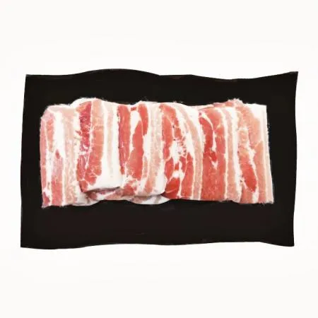 [싱싱배송] 돈삼겹23mm(벌집/양면칼집/2kg/EA) 프랑스산 소포장 두툼한 구이 배달삼겹 냉삼 이미지