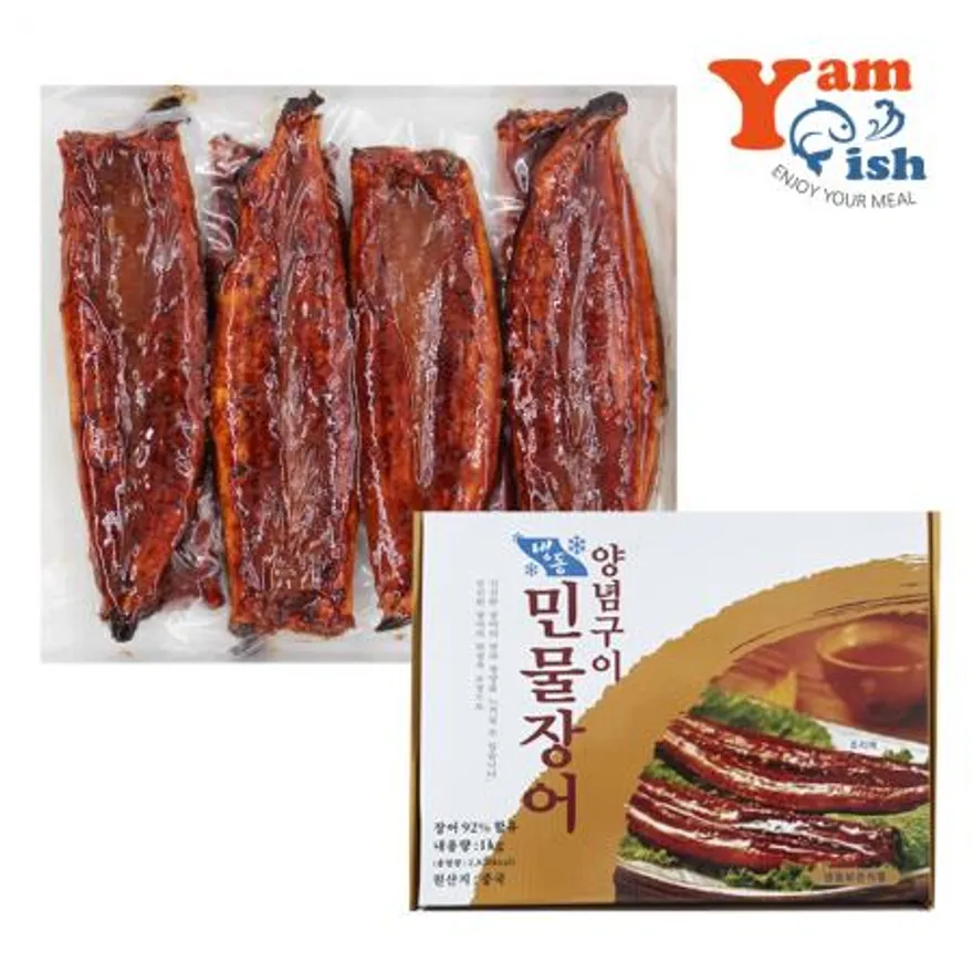 동림 민물장어 양념구이 1kg 8미 X 10개 장어초밥 장어덮밥 이미지