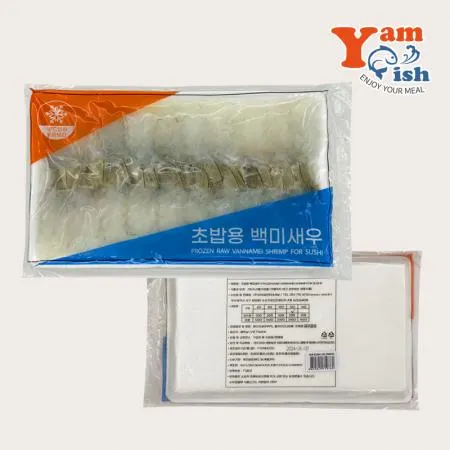 초밥용 백미새우 240g (12g 20미) 초백미새우 초새우 초밥재료 스시 이미지