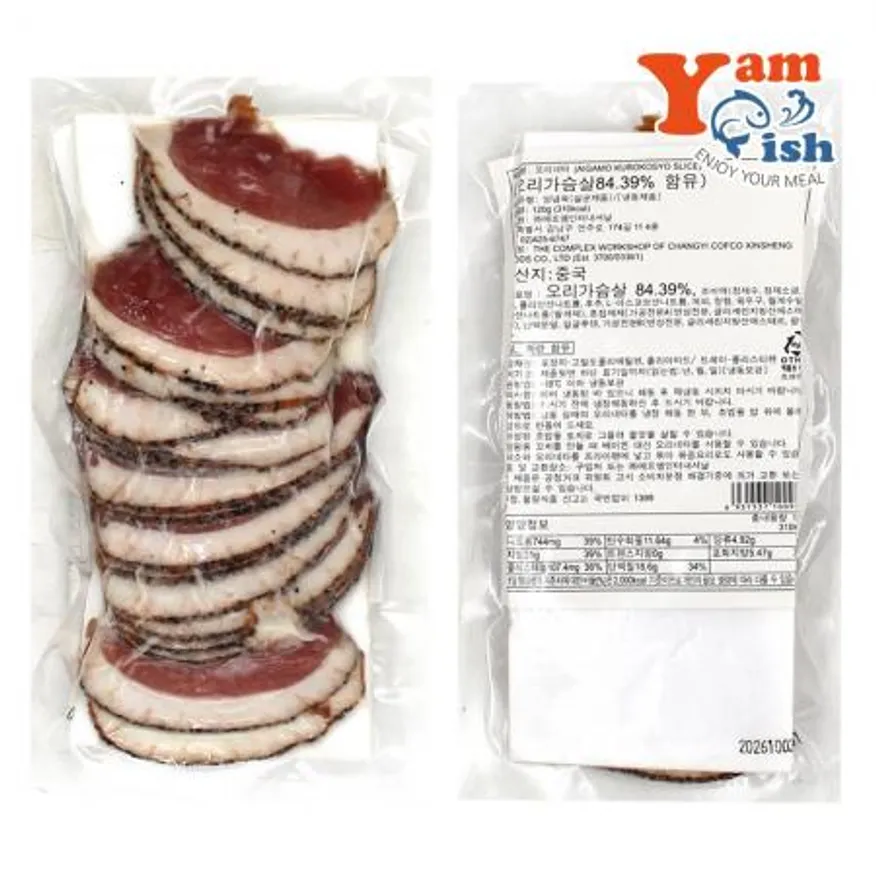 오리네타 6g 20미 120g 초밥용 훈제오리고기 이미지