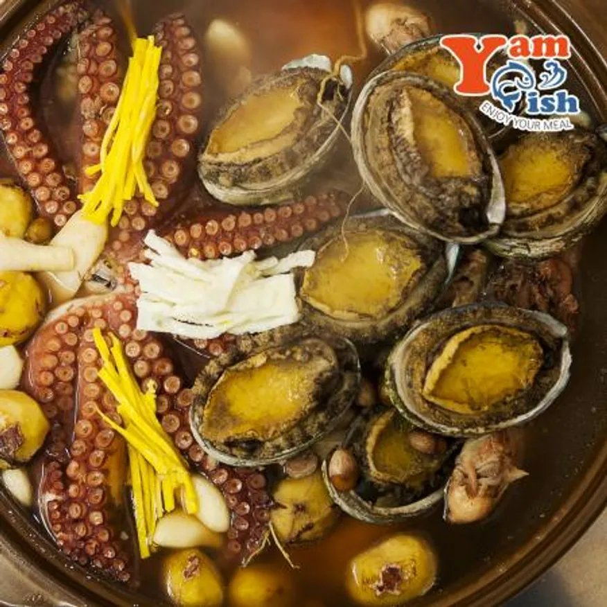완도 활 전복 1kg 18미 이미지
