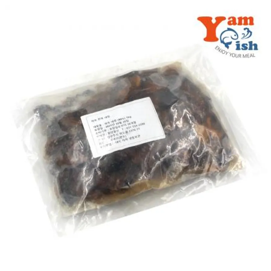 완도산 냉동 자숙전복내장 1kg 이미지