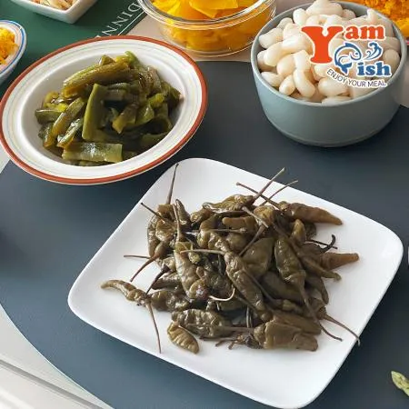 원 산고추 500g 절임 고추지 장아찌 고추피클 이미지