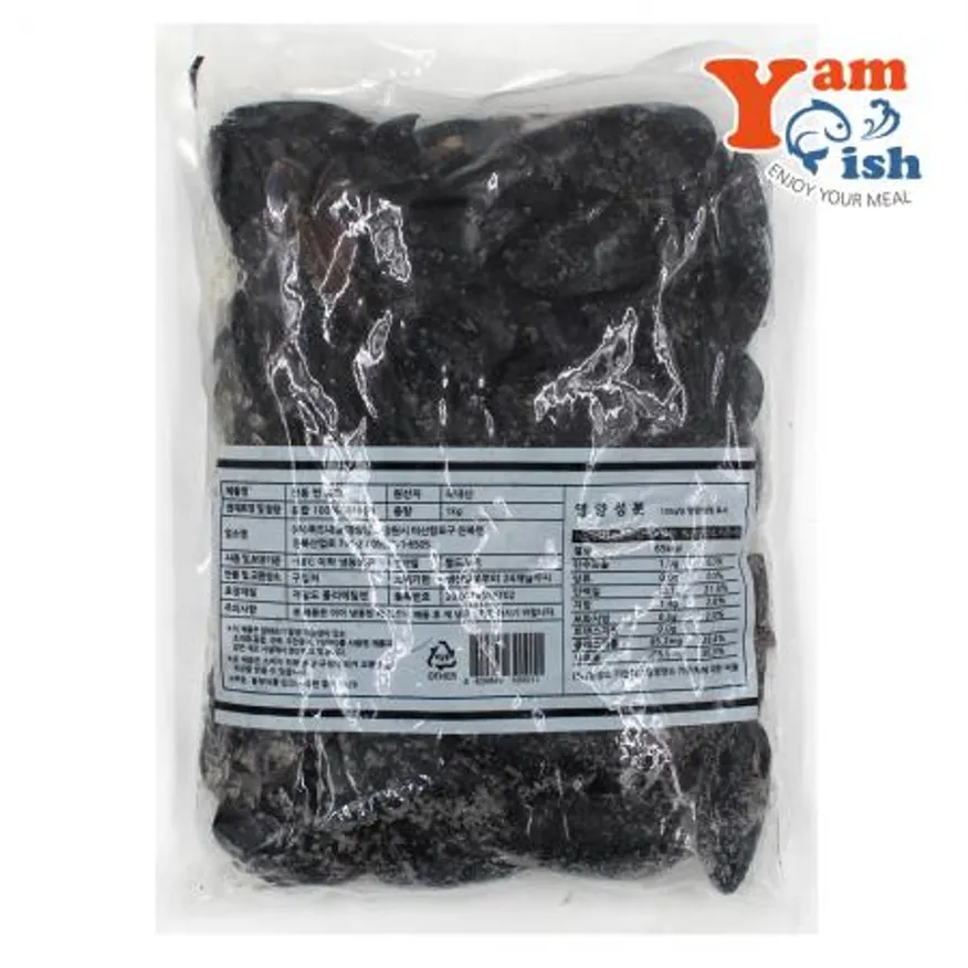 국내산 냉동 자숙 피홍합 1kg 진공포장 홍합탕 칼국수 담치 이미지
