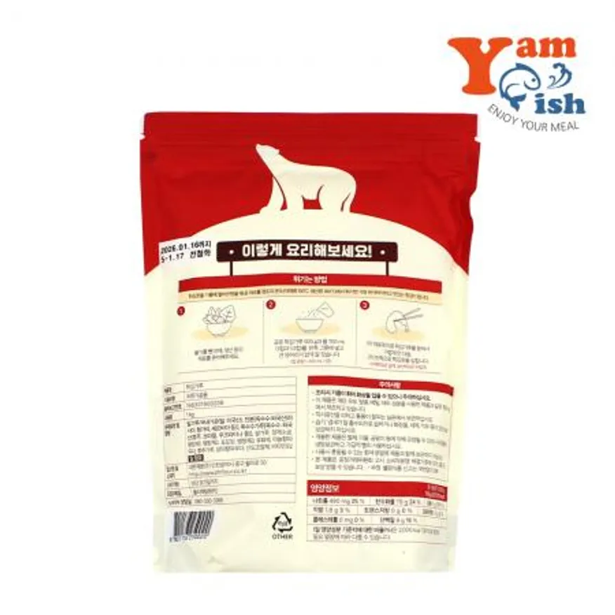 대한제분 곰표 튀김가루 1kg 이미지