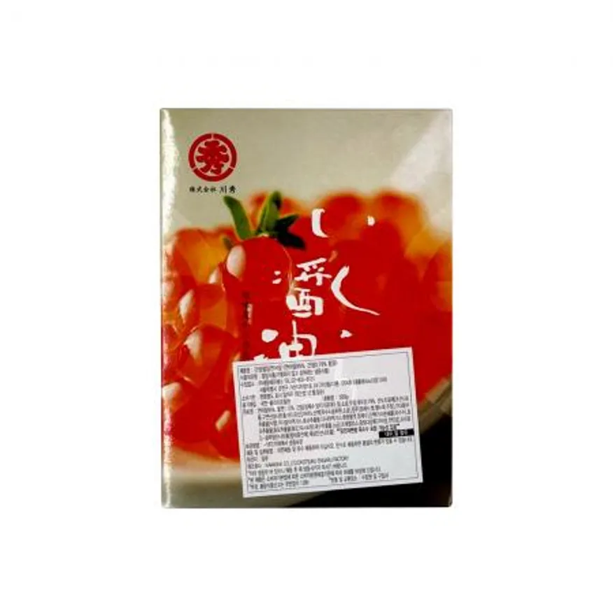 이쿠라 쇼유츠케 500g x 24개 북해도 연어알 고급형 간장절임 이꾸라 쇼유즈케 이미지