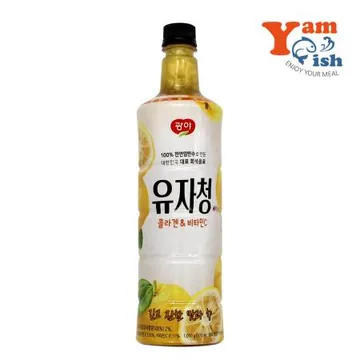 광야식품 유자청 베이스 970ml 유자원액 음료베이스
