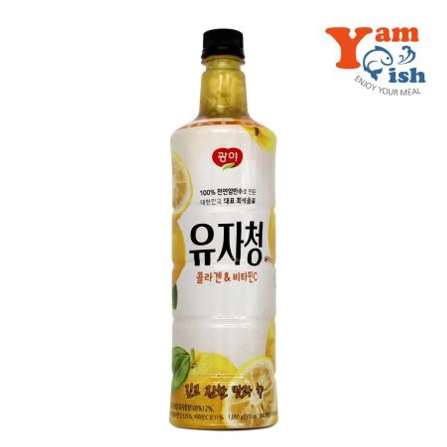광야식품 유자청 베이스 970ml 유자원액 음료베이스 이미지