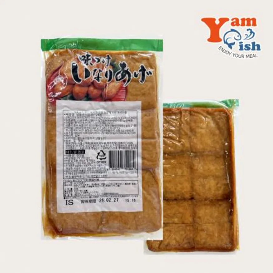 사각 조미유부 900g 60매 대왕유부 초밥재료 일본 유부초밥 유부피 이미지