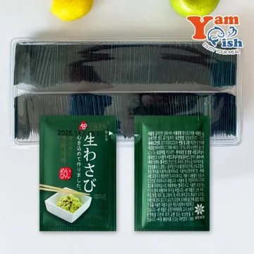 주비 미니와사비 3g 250개입 갈아만든 생와사비 고추냉이 배달용 일회용 포장용