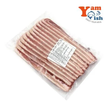 냉동 삼겹살 1kg 7mm 슬라이스 이미지