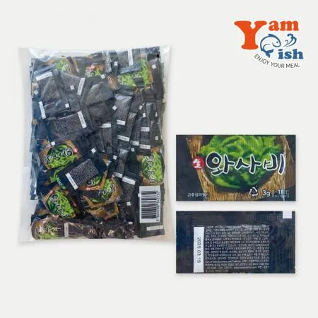 신슈 코우 미니 생와사비 3g 200개입 고추냉이 와사비 배달용 일회용 포장용