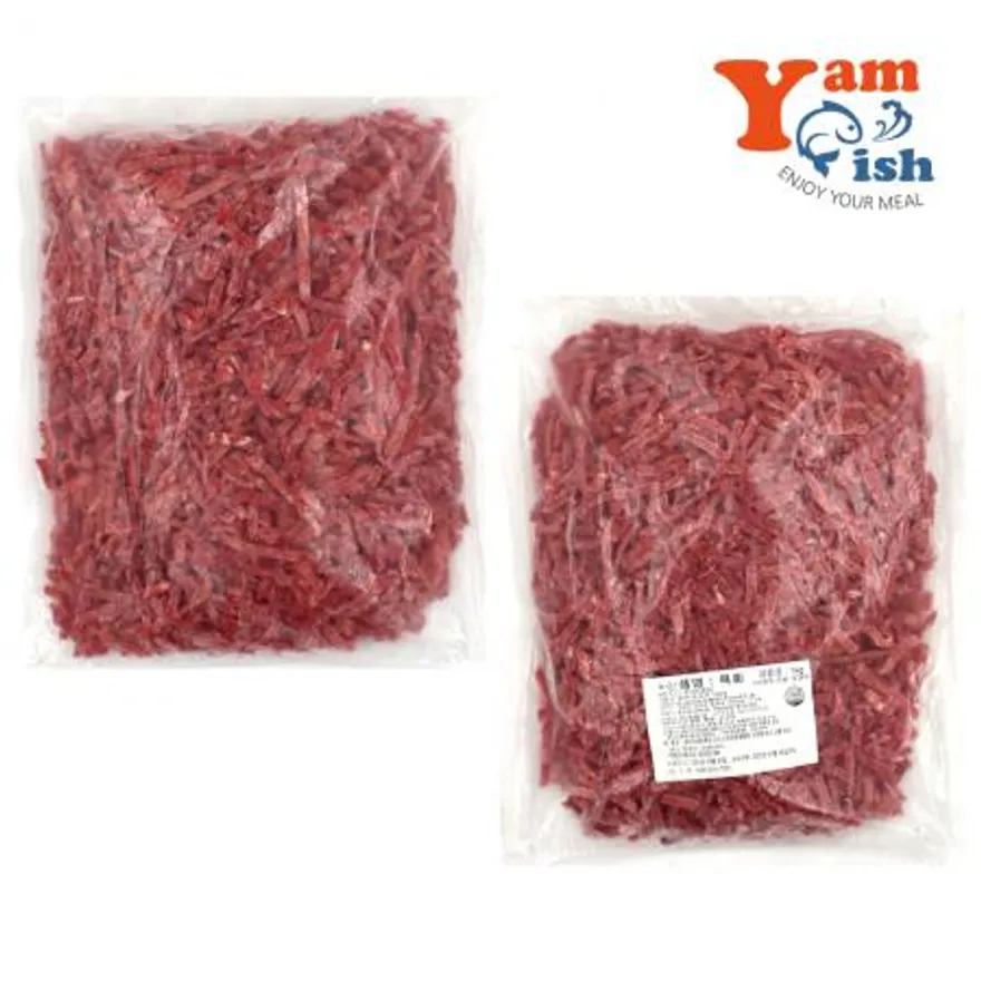 국내산 냉동육회 10kg (1kg 10팩) 이미지