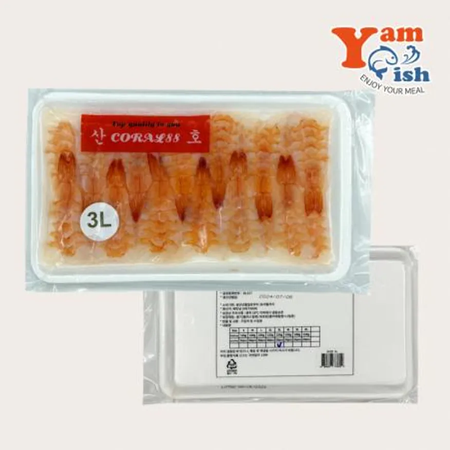 초밥용 새우 3L 125g 24미 초새우 새우초밥 초밥재료 스시 이미지