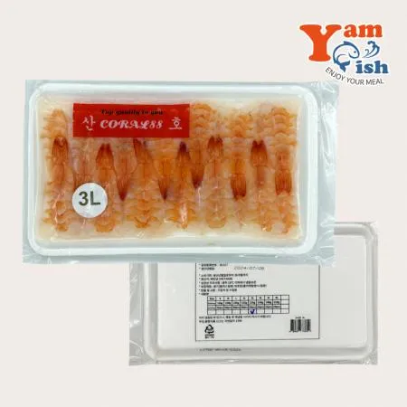 초밥용 새우 3L 125g 24미 초새우 새우초밥 초밥재료 스시 이미지