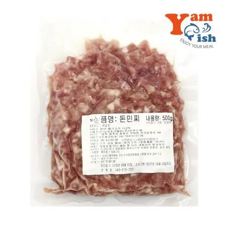한돈 돼지고기 뒷다리살 다짐육 500g 돈민찌
