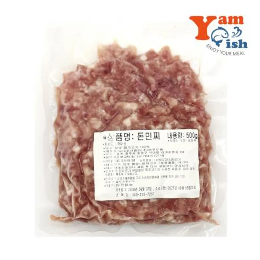 한돈 돼지고기 뒷다리살 다짐육 500g 돈민찌 이미지