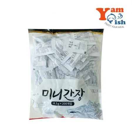 코우 미니간장 4.5g 200개입 사시미 간장 일회용 회간장 