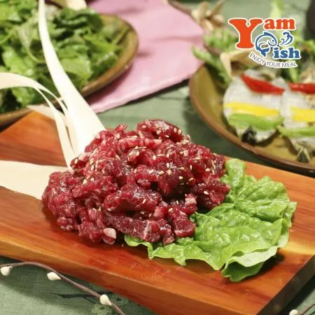 냉동육회 10kg (1kg X 10팩) 호주산 소고기 이미지