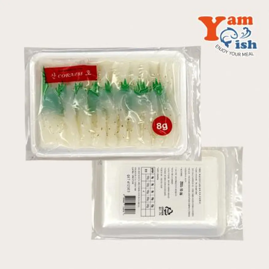 초밥용 솔방울 초한치 160g (8g 20미) 한치초밥 초재료 초밥재료 스시 이미지