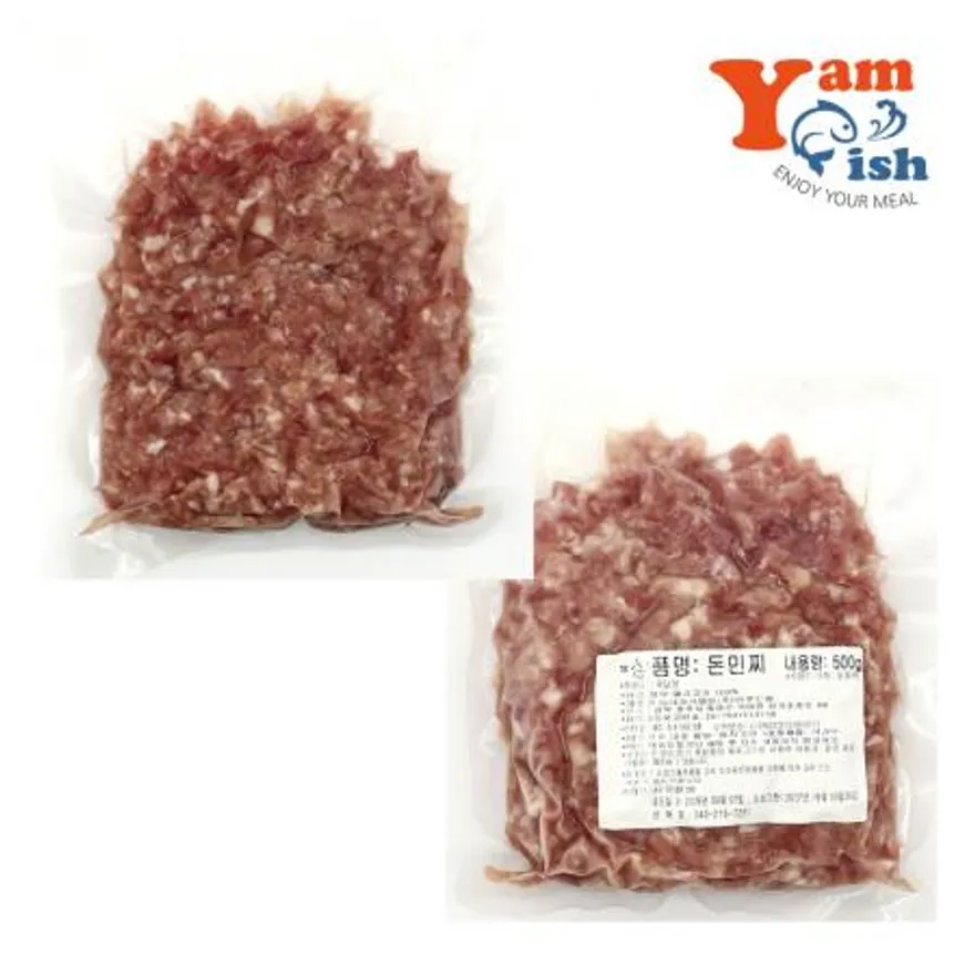 한돈 돼지고기 뒷다리살 다짐육 500g x 20개 돈민찌 이미지
