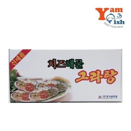 치즈 해물 그라탕 700g (70g 10개입) 게딱지 캠핑 간식 안주