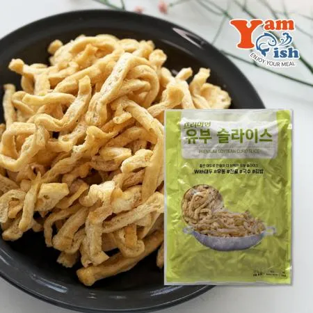 프리미엄 유부 슬라이스 1kg 우동 육수 전골 이미지