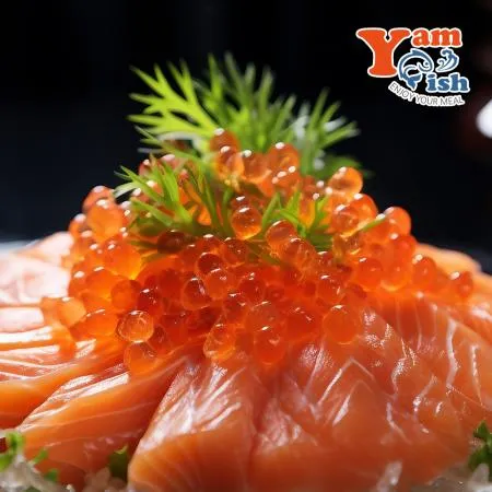 이쿠라 쇼유츠케 500g x 24개 북해도 연어알 고급형 간장절임 이꾸라 쇼유즈케 이미지