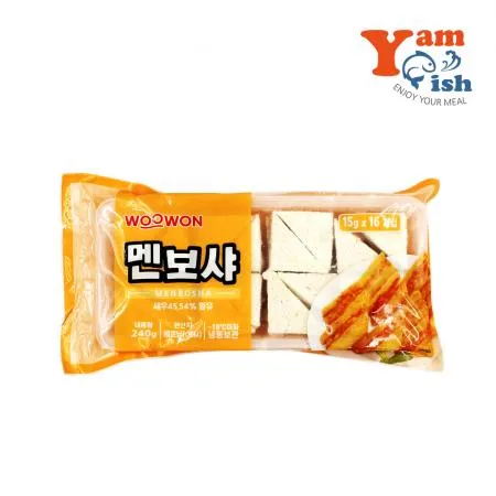 우원 멘보샤 240g (15g x 16개입) 중국식 새우 토스트 새우요리