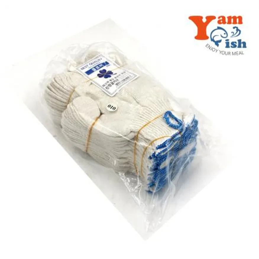 클로버 면장갑 50g 10개입 X 10개 이미지