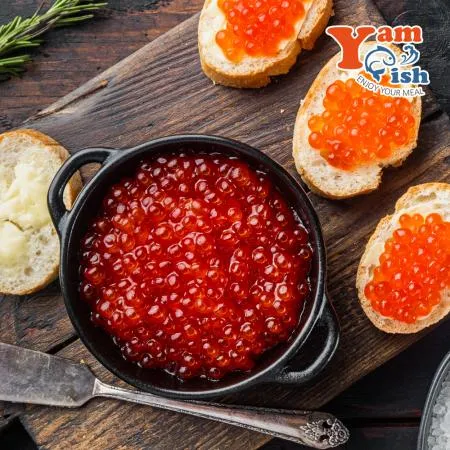 이쿠라 쇼유츠케 500g 북해도 연어알 고급형 간장절임 이꾸라 쇼유즈케 이미지