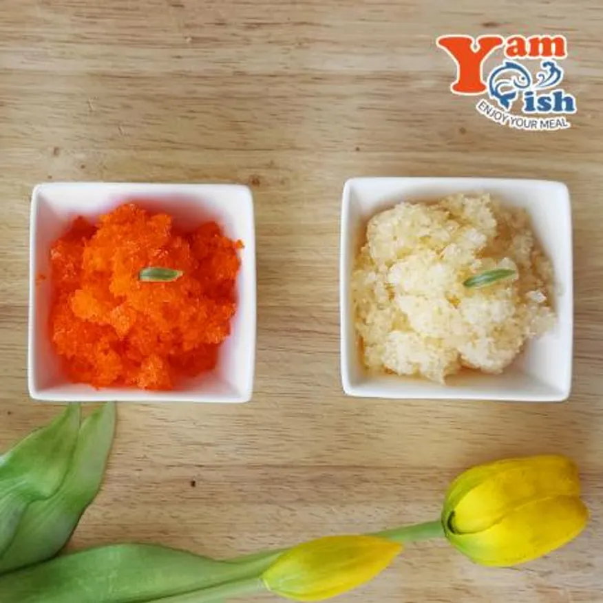 코아 날치알 골드 500g 초밥 알밥 마끼 생선알 이미지