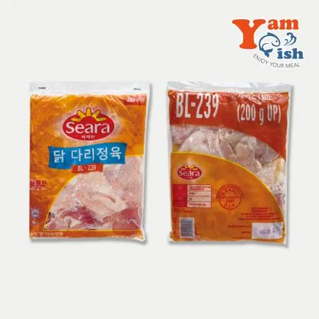 씨에라 닭정육 뼈없는 순살 닭다리살 2kg 이미지