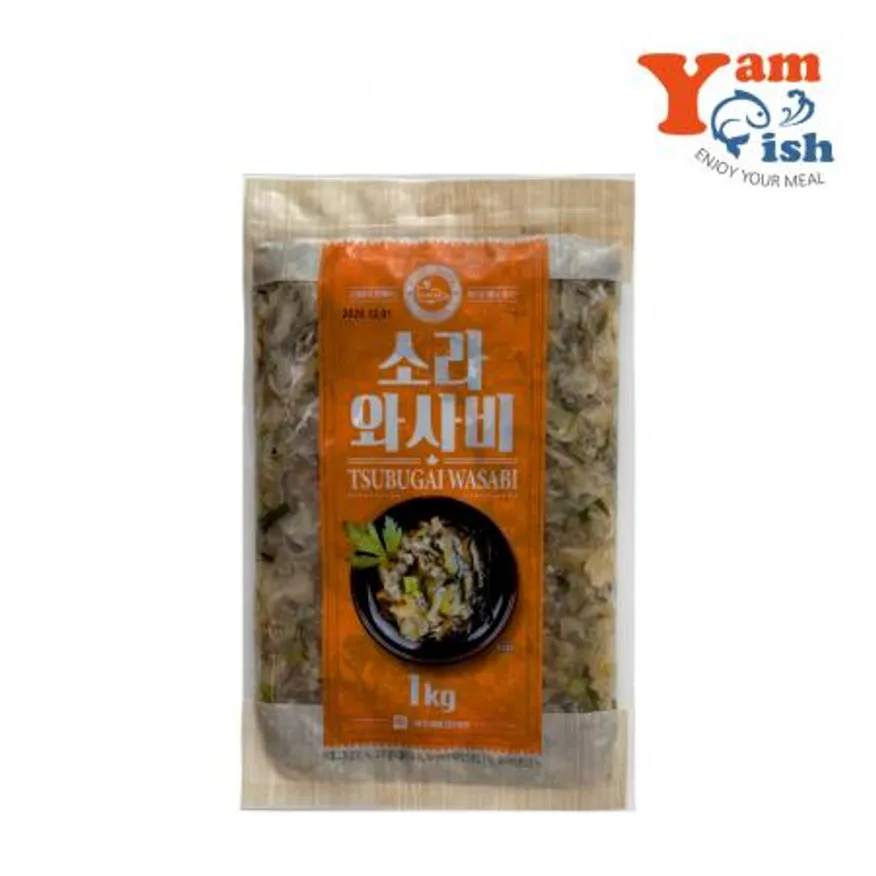 고래미 소라와사비 1kg 군함말이 초밥 토핑 이미지