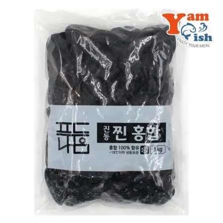 국내산 냉동 자숙 피홍합 1kg 진공포장 홍합탕 칼국수 담치