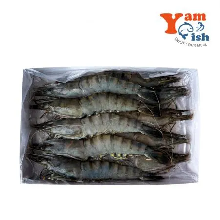 블랙타이거새우 500g 10미 킹 타이거 대하 중하 얼룩새우 새우소금구이 이미지