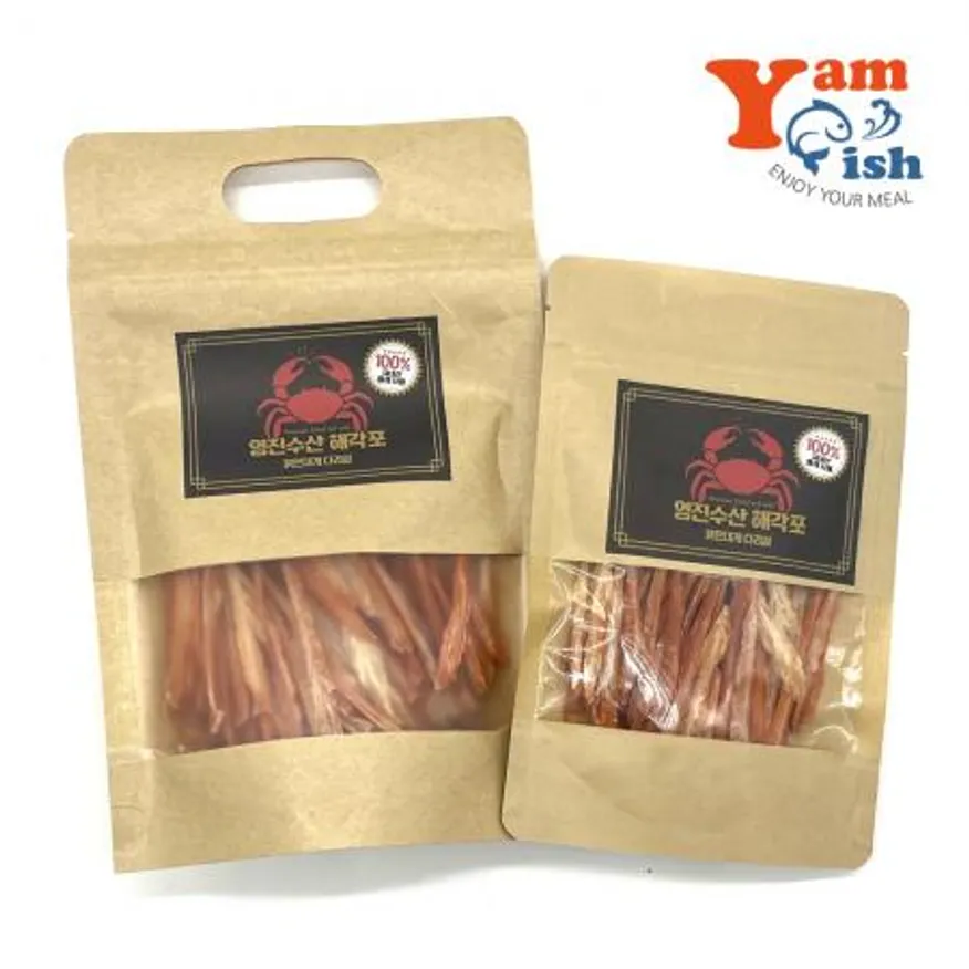 해각포 100g 대게 홍게다리살 맥주안주 이미지