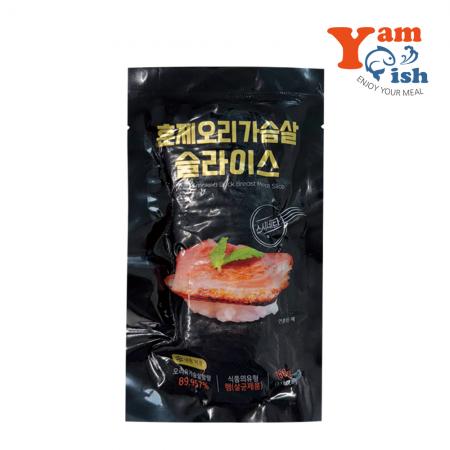 훈제오리 가슴살 슬라이스 180g 통오리 바비큐 오리구이