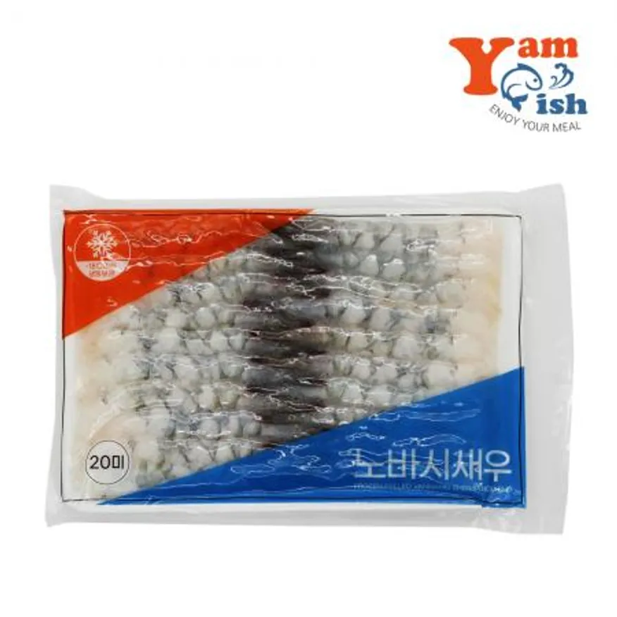노바시새우 20미 450g 프리미엄 냉동 손질 튀김용새우 새우버터구이 이미지