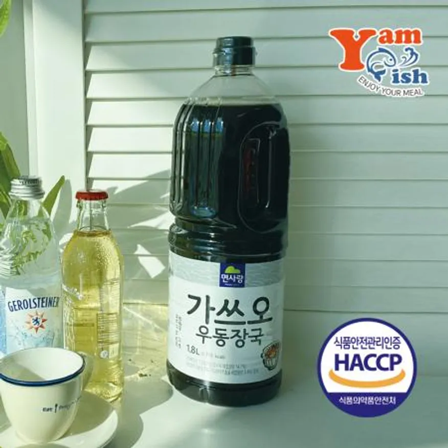 면사랑 가쓰오 우동장국 1.8L 우동다시 우동액 육수 오뎅국물 이미지