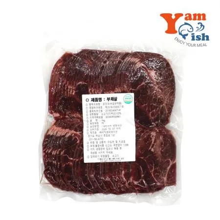 부채살 슬라이스 10kg (1kg X 10팩)