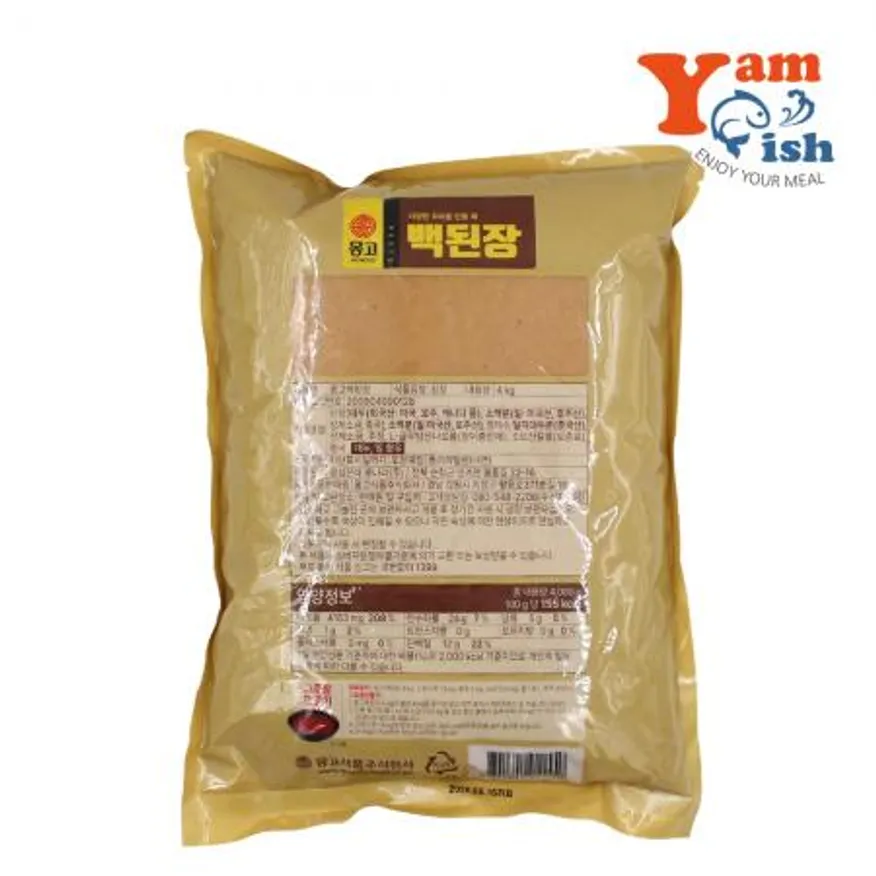 마산 몽고 백된장 4kg 된장 이미지